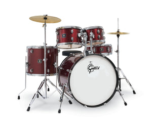 Gretsch RGE625RS Renegade 5-Piece Drum Kit w/Hardware+Cymbals(13H+15CR), Ruby Sparkle |  GRETSCH DRUMS |  DRUM-ACOUSTIC |  Zoso Music