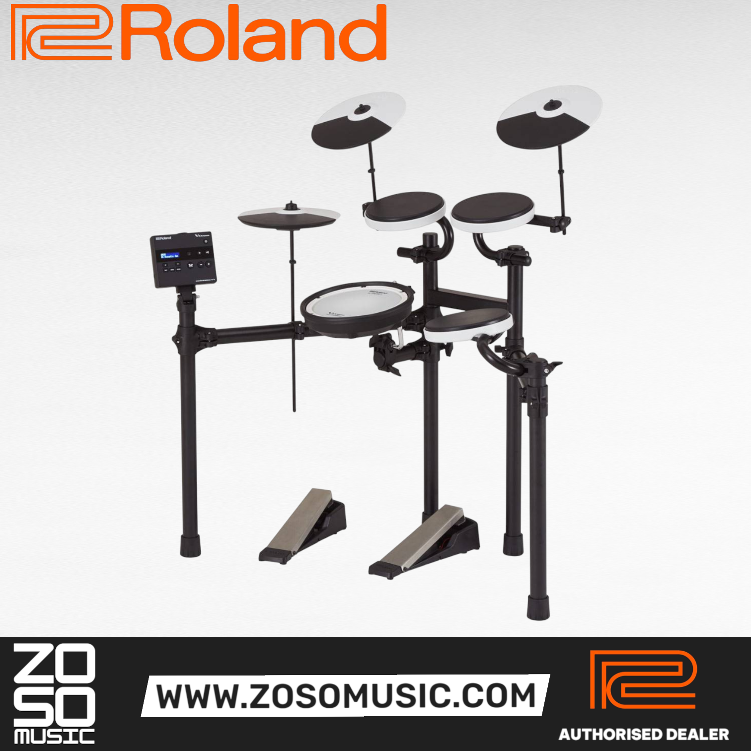 Roland TD-02KV Rear view Zoso Music