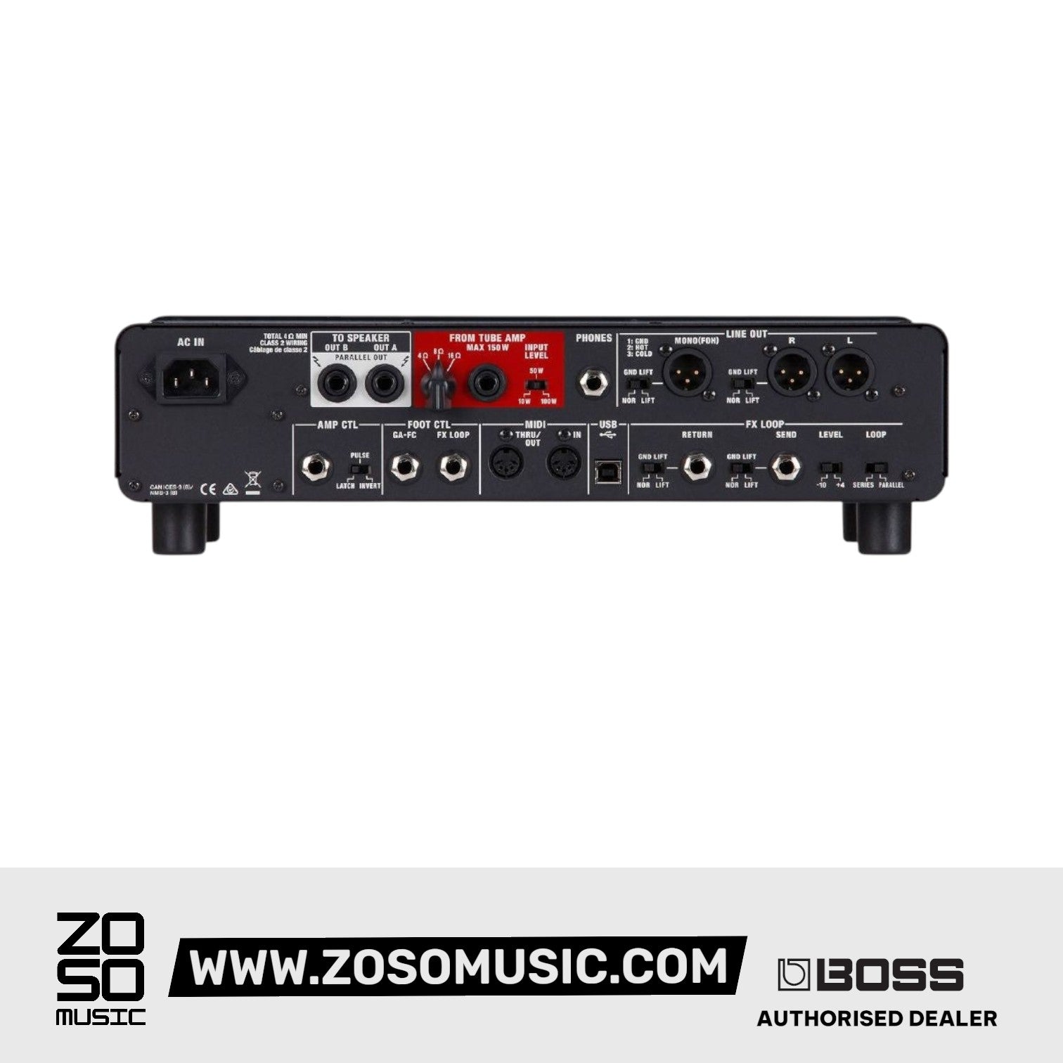 Boss WAZA Tube Amp Expander Amplifier Attenuator |  BOSS |  AMPLIFIER-ELECTRIC |  Zoso Music