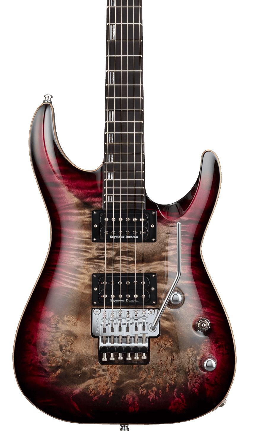 ESP Original HORIZON-CTM FR/Burl Maple - Reptile Red Burst [MIJ - Made in Japan] | Zoso Music Sdn Bhd