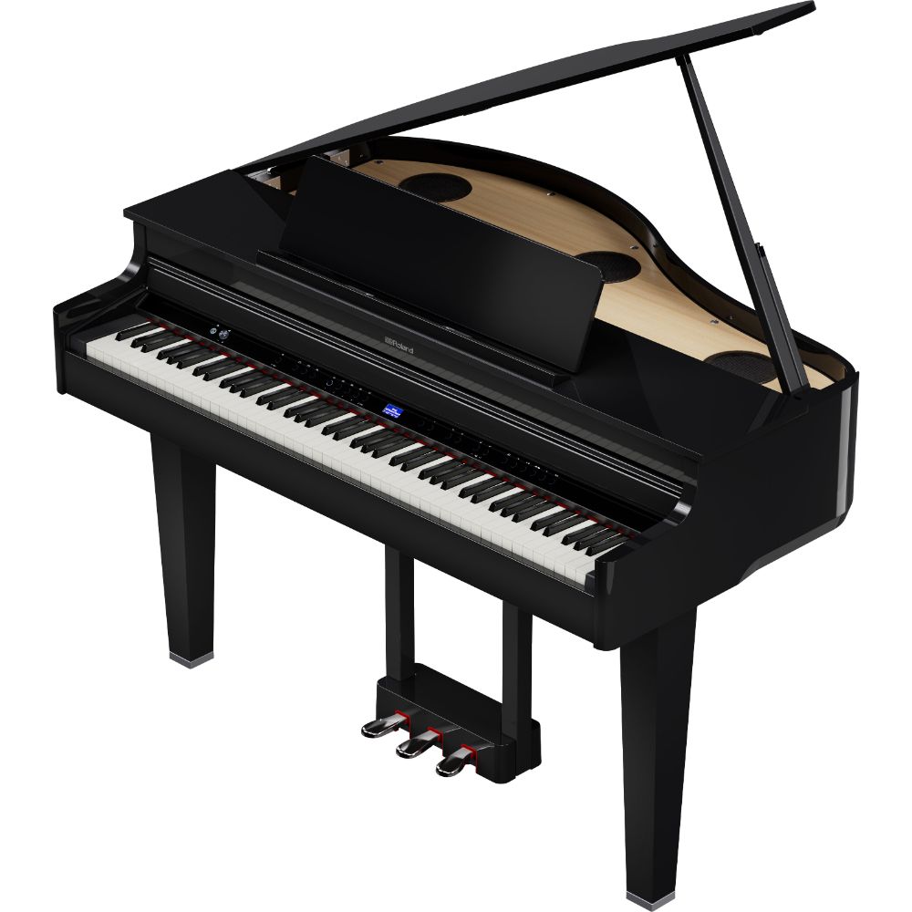 Roland GP-6 Digital Baby Grand Piano with Bench - Polished Ebony |  ROLAND |  PIANO-GRAND |  Zoso Music