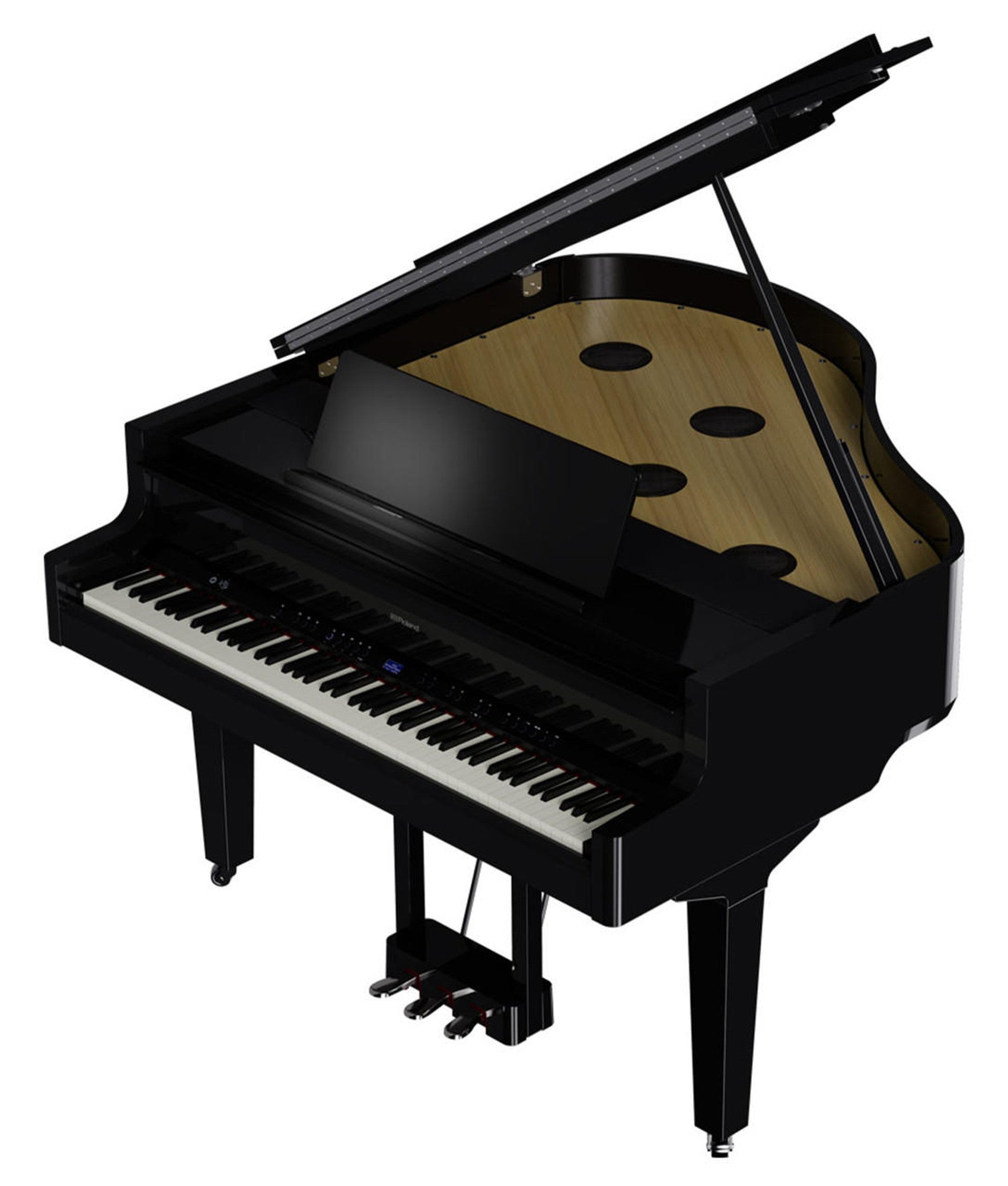 Roland GP-9 Digital Grand Piano with Bench - Polished Ebony |  ROLAND |  PIANO-GRAND |  Zoso Music