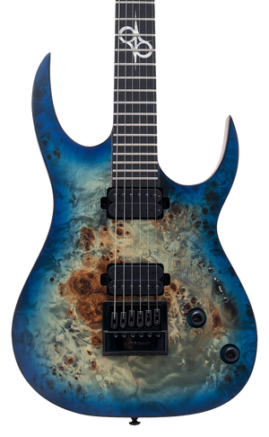 Solar S1.6BLB Blue Burst Matte Electric Guitar | Zoso Music Sdn Bhd