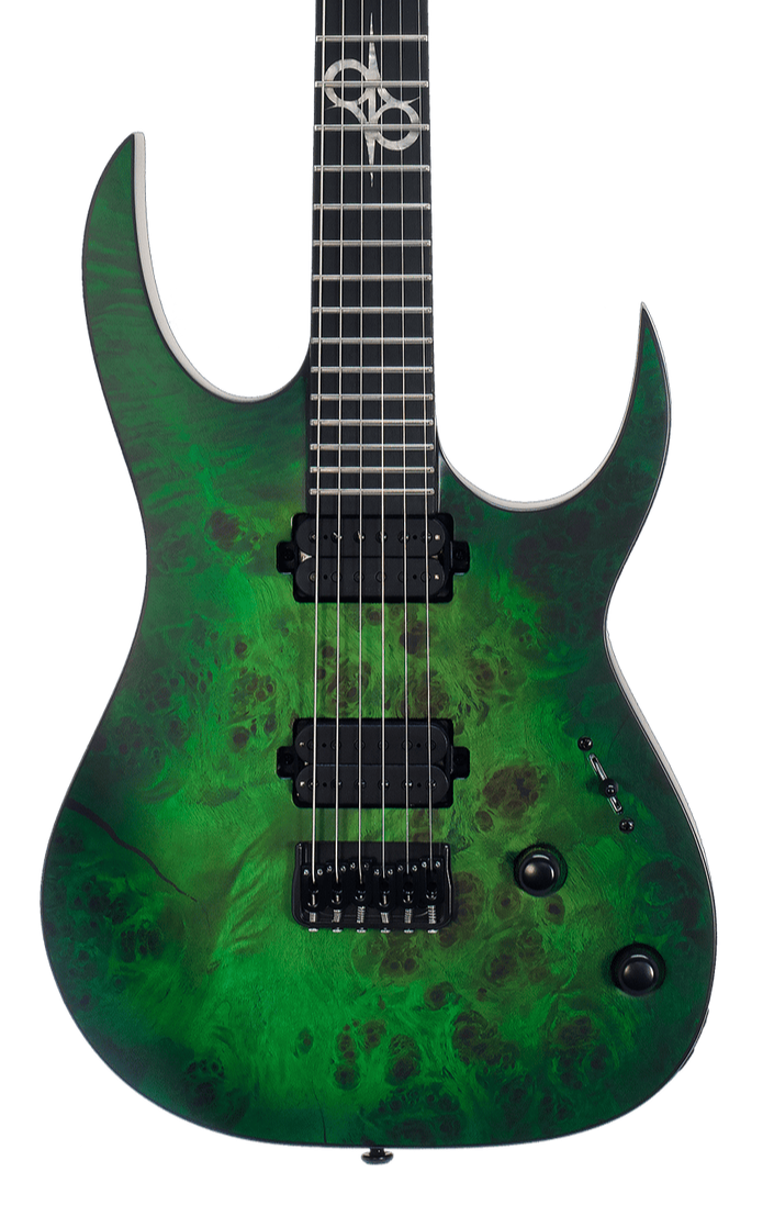 Solar S1.6HLB Lime Burst Matte Electric Guitar | Zoso Music Sdn Bhd