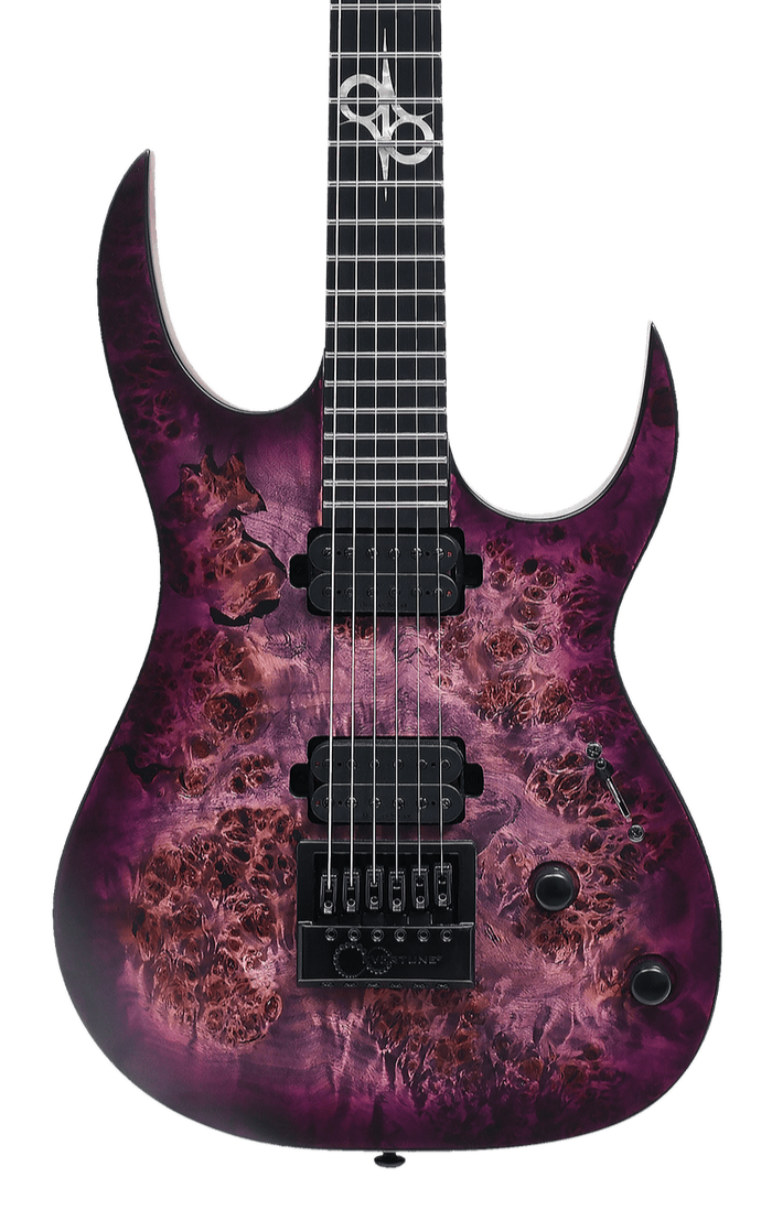 Solar S1.6PP Poplar Purple Burst Matte Electric Guitar | Zoso Music Sdn Bhd