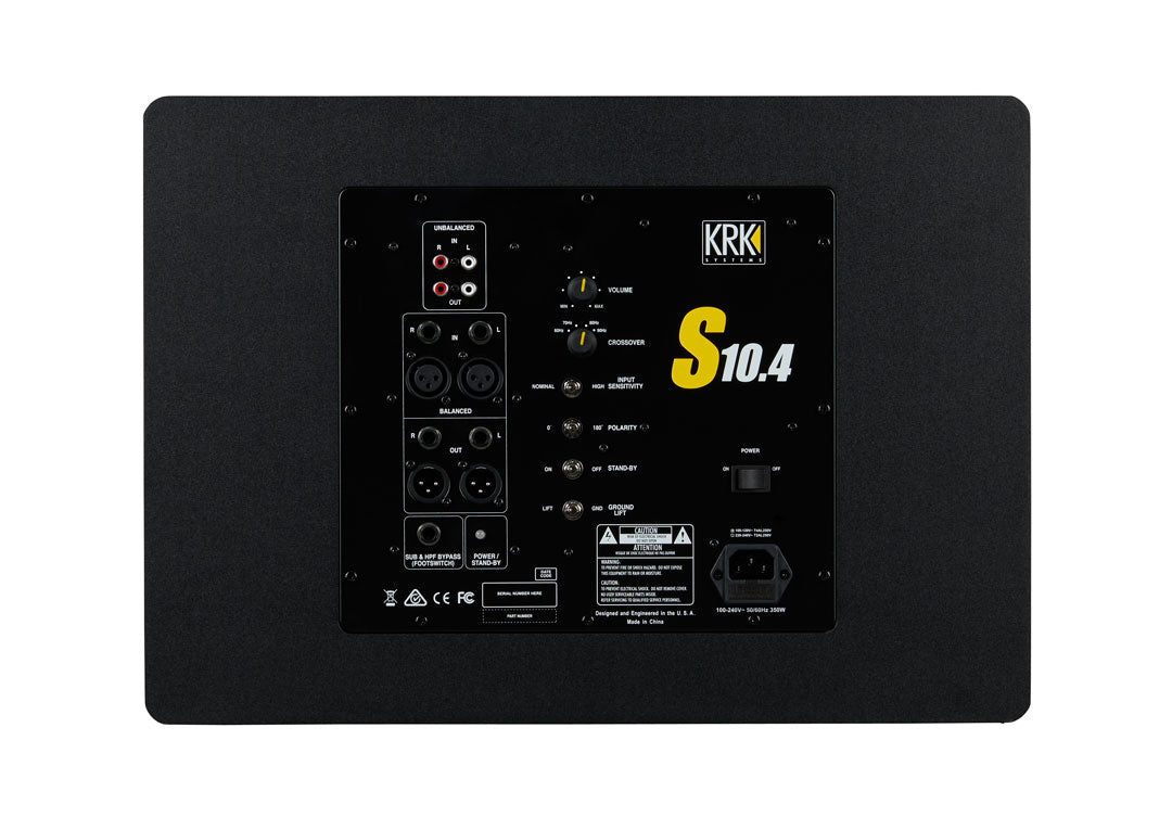 KRK S10.4 10-Inch Powered Studio Subwoofer