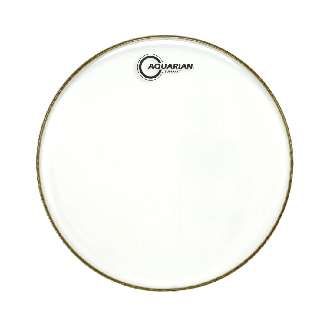 Aquarian S2 Super 2 Clear 2ply 7+5mil Drum Head | Zoso Music Sdn Bhd