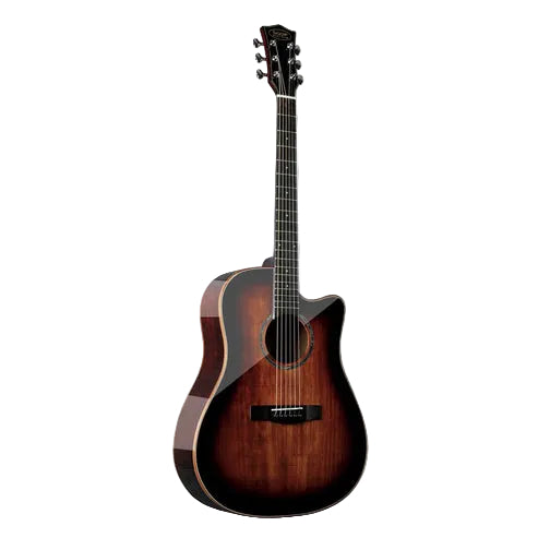 SQOE S370-FG 41 inch Solid Top Acoustic Guitar