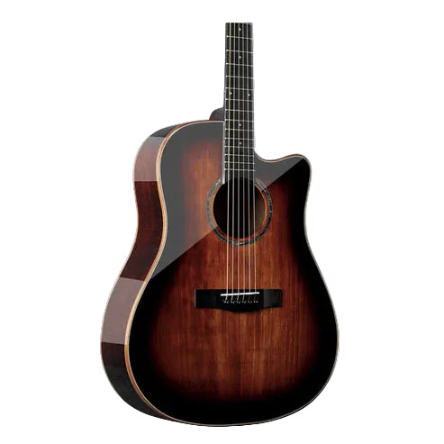 SQOE S370-FG 41 inch Solid Top Acoustic Guitar | Zoso Music Sdn Bhd