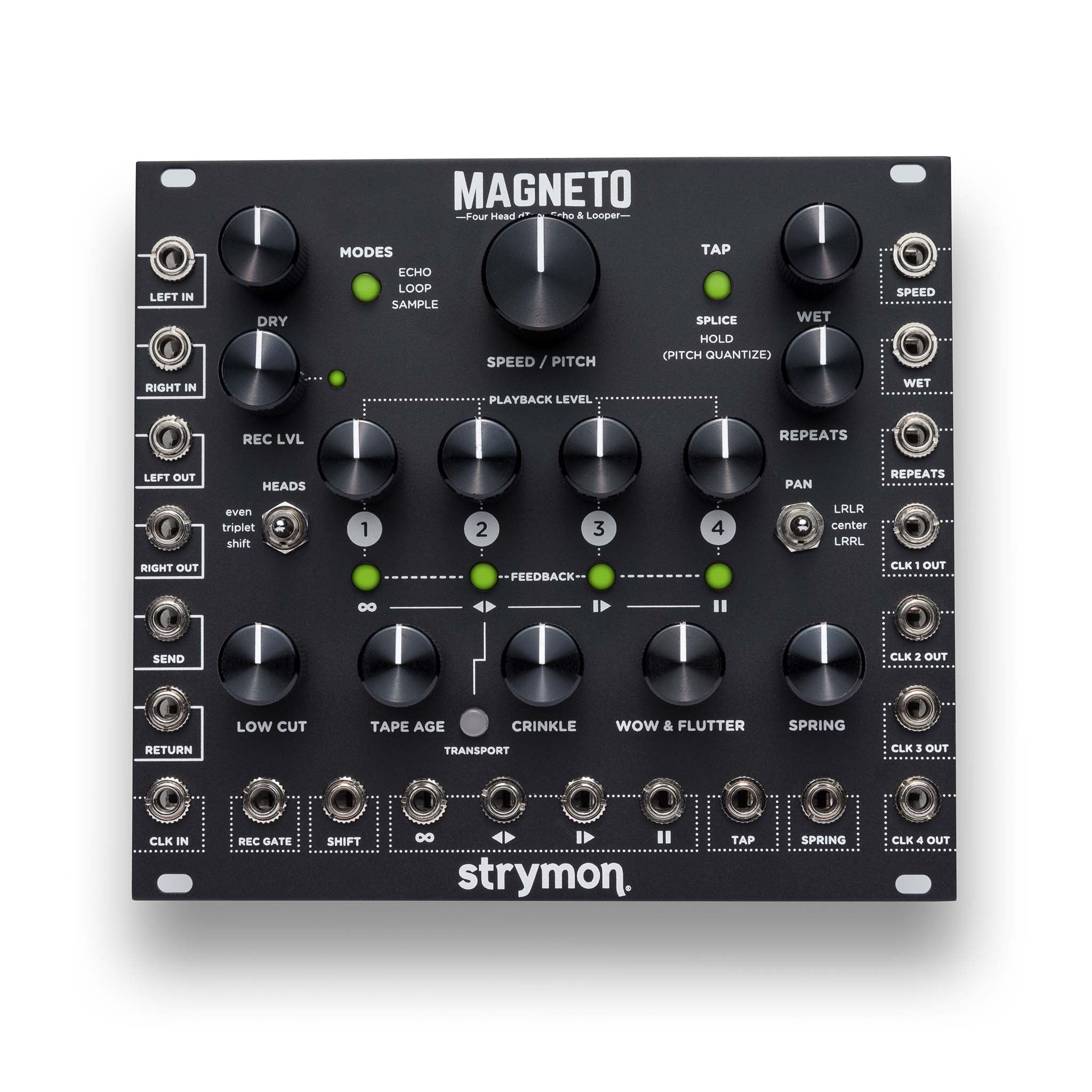 Strymon Magneto Tape Echo and Looper Eurorack Module Zoso Music