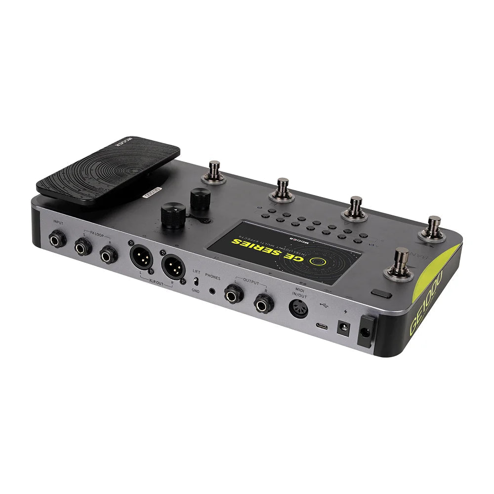 Mooer GE1000 Guitar Amp Modelling and Multi Effects Pedal with Touch Screen |  MOOER |  MULTI-EFFECTS |  Zoso Music