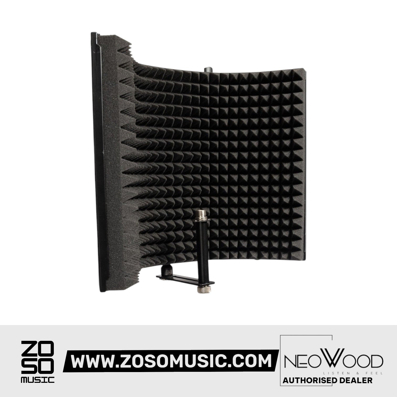 Neowood Mc-1 Vocal Booth Reflection Filter |  NEOWOOD |  MICROPHONE ACCESSORIES |  Zoso Music
