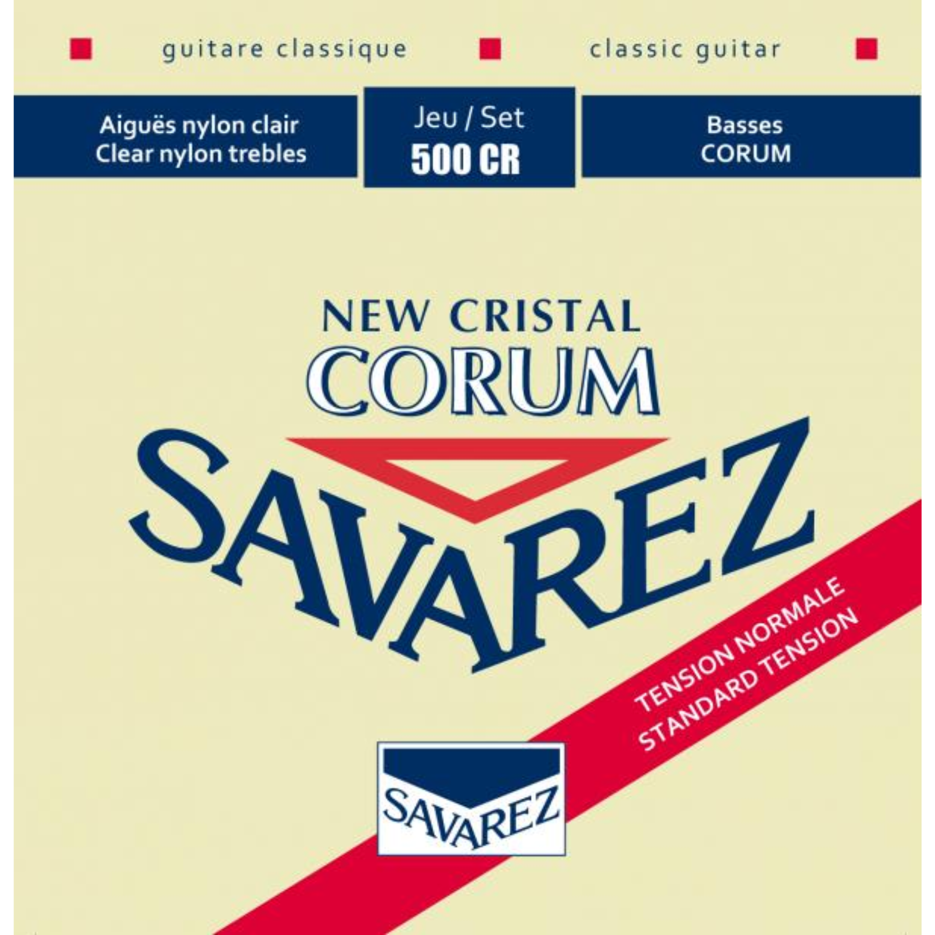 Savarez 500CR Front View Zoso Music