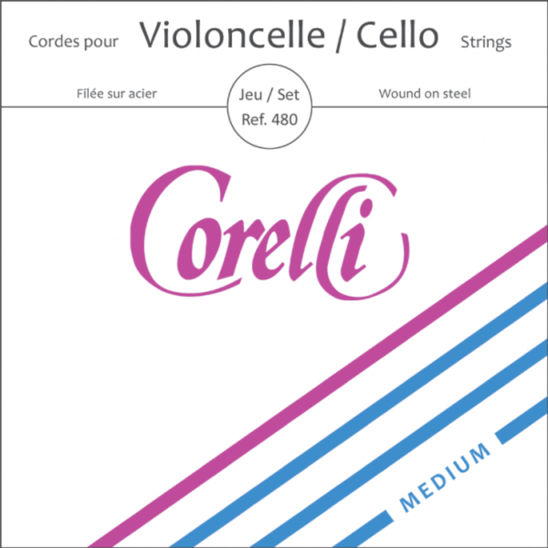 Savarez Corelli 480 Front View Zoso Music