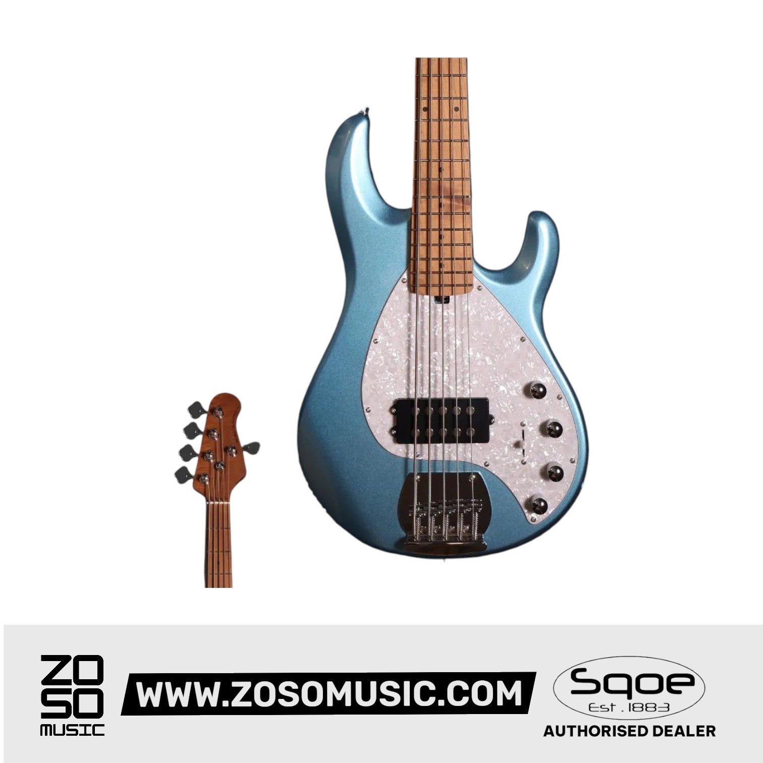 SQOE SBMS500 5 String Bass Guitar