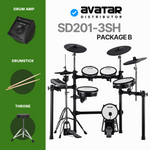 Avatar SD201-3SH Digital Drum Mesh Head |  AVATAR |  DRUM-ELECTRONIC |  Zoso Music