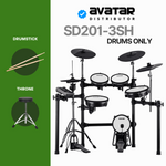 Avatar SD201-3SH Digital Drum Mesh Head |  AVATAR |  DRUM-ELECTRONIC |  Zoso Music