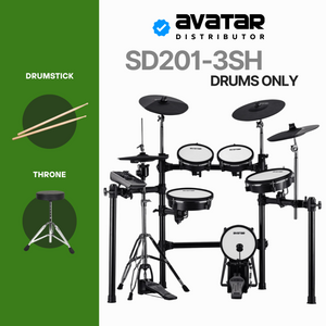 Avatar SD201-3SH Digital Drum Mesh Head |  AVATAR |  DRUM-ELECTRONIC |  Zoso Music