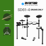 Avatar SD61-4 Digital Drum 8PCS |  AVATAR |  DRUM-ELECTRONIC |  Zoso Music