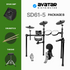 AVATAR SD61-5 8-Piece Mesh Kit Electric Drum Set |  AVATAR |  DRUM-ELECTRONIC |  Zoso Music