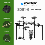 Avatar SD61-6 Digital Drum Mesh Head 8pcs |  AVATAR |  DRUM-ELECTRONIC |  Zoso Music