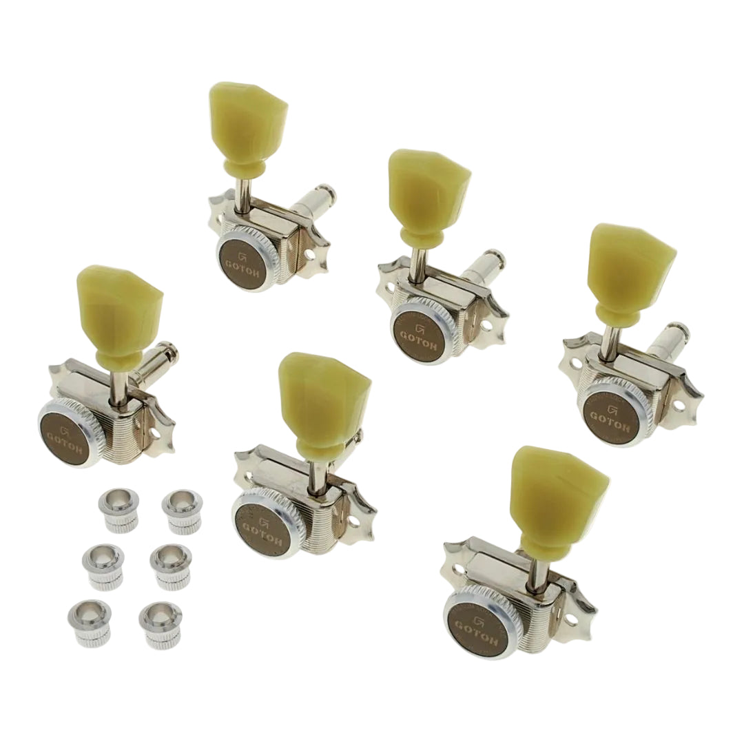 GOTOH SD90-MGT-SL Vintage Style 3x3 (3L,3R) Magnum Locking Tuner Machine Heads | Zoso Music Sdn Bhd