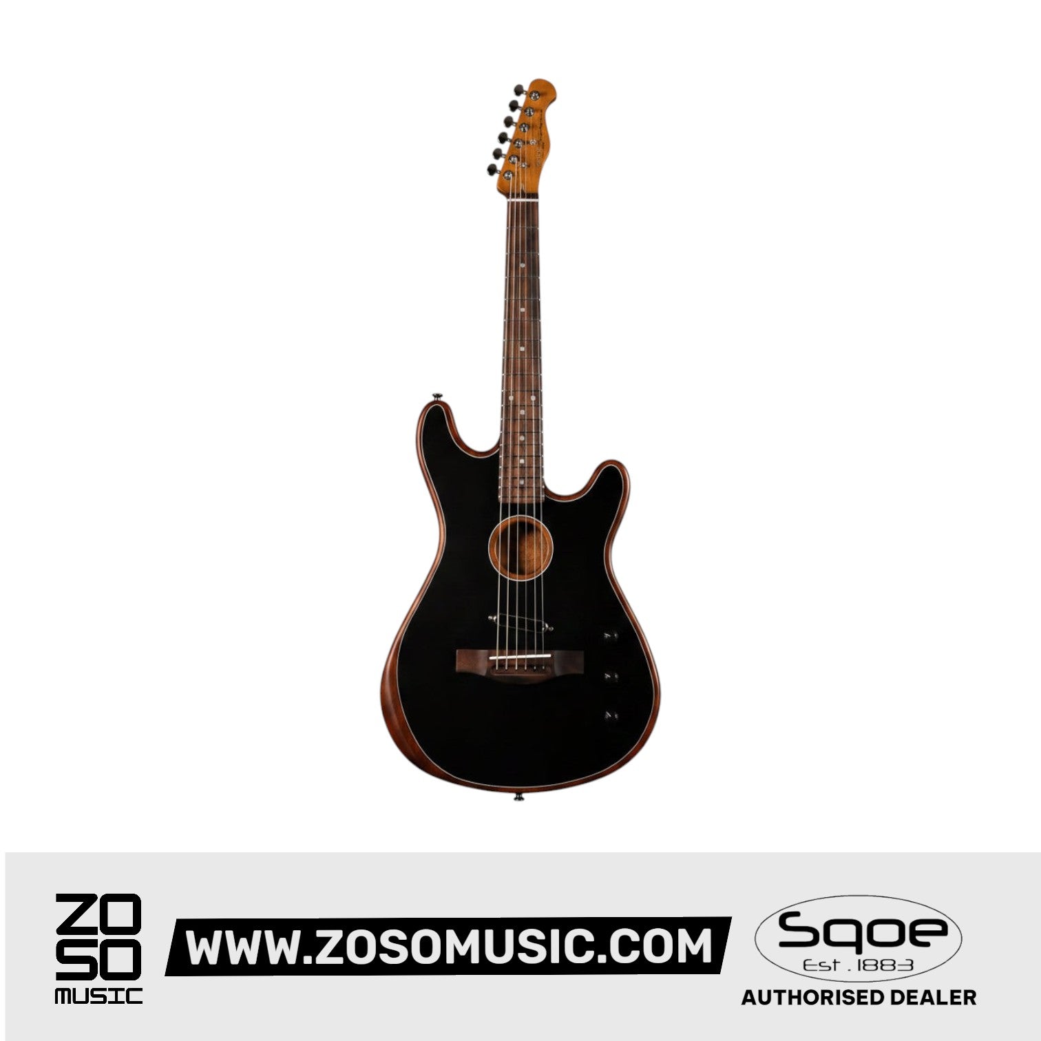 SQOE SEAE920 Acoustasonic Guitar