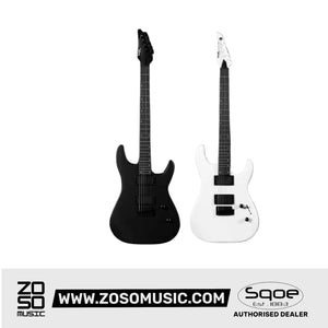 SQOE SEIB-300 Heavy Metal Rock Series HH Electric Guitar | Zoso Music Sdn Bhd