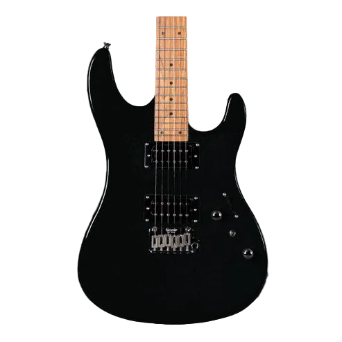 SQOE SEIB450 Double Cutaway Body HH Electric Guitar Roasted Maple Fretboard