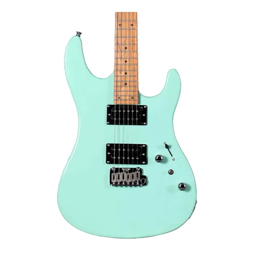 SQOE SEIB450 Double Cutaway Body HH Electric Guitar Roasted Maple Fretboard