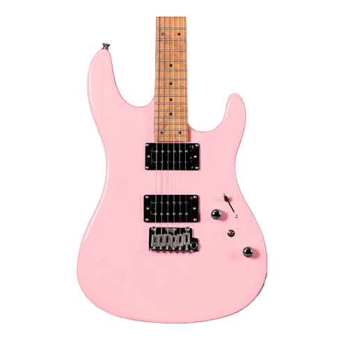 SQOE SEIB450 Double Cutaway Body HH Electric Guitar Roasted Maple Fretboard