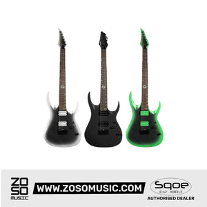 SQOE SEIB780 HH Electric Guitar with Roasted Maple Neck | Zoso Music Sdn Bhd