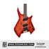 SQOE SEIB992 Headless Burl Maple, Mahogany HH Electric Guitar