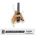SQOE SEIB992 Headless Burl Maple, Mahogany HH Electric Guitar