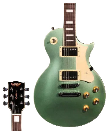 SQOE SELP110 Les Paul Body HH Electric Guitar Rosewood Fretboard
