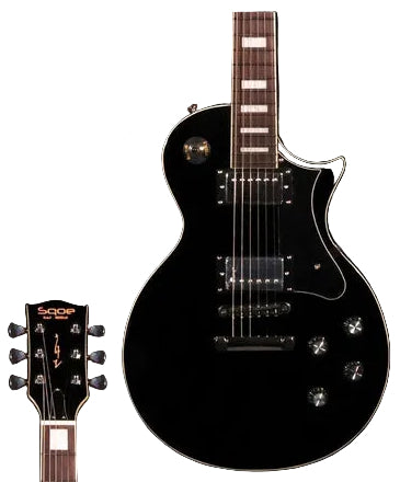 SQOE SELP110 Les Paul Body HH Electric Guitar Rosewood Fretboard