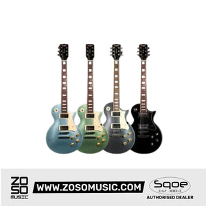SQOE SELP110 Les Paul Body HH Electric Guitar Rosewood Fretboard | Zoso Music Sdn Bhd