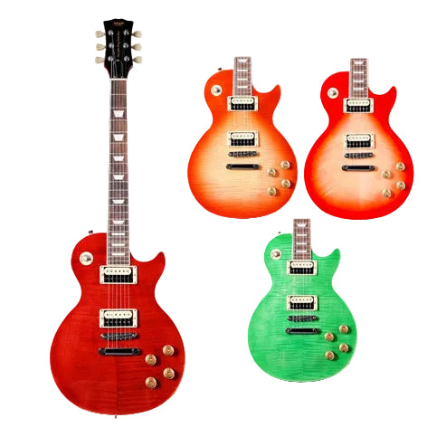 SQOE SELP200 Les Paul Body HH Electric Guitar Rosewood Fretboard | Zoso Music Sdn Bhd