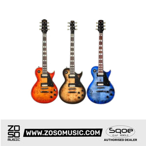 SQOE SELP500 Les Paul HH Electric Guitar with Rosewood Fretboard | Zoso Music Sdn Bhd