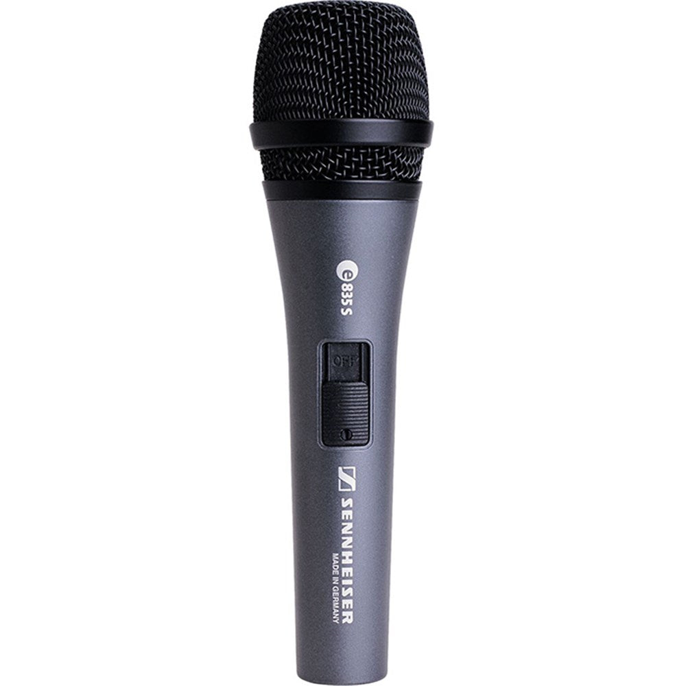 Sennheiser E835S Dynamic Cardioid Live Vocal Microphone w/Switch