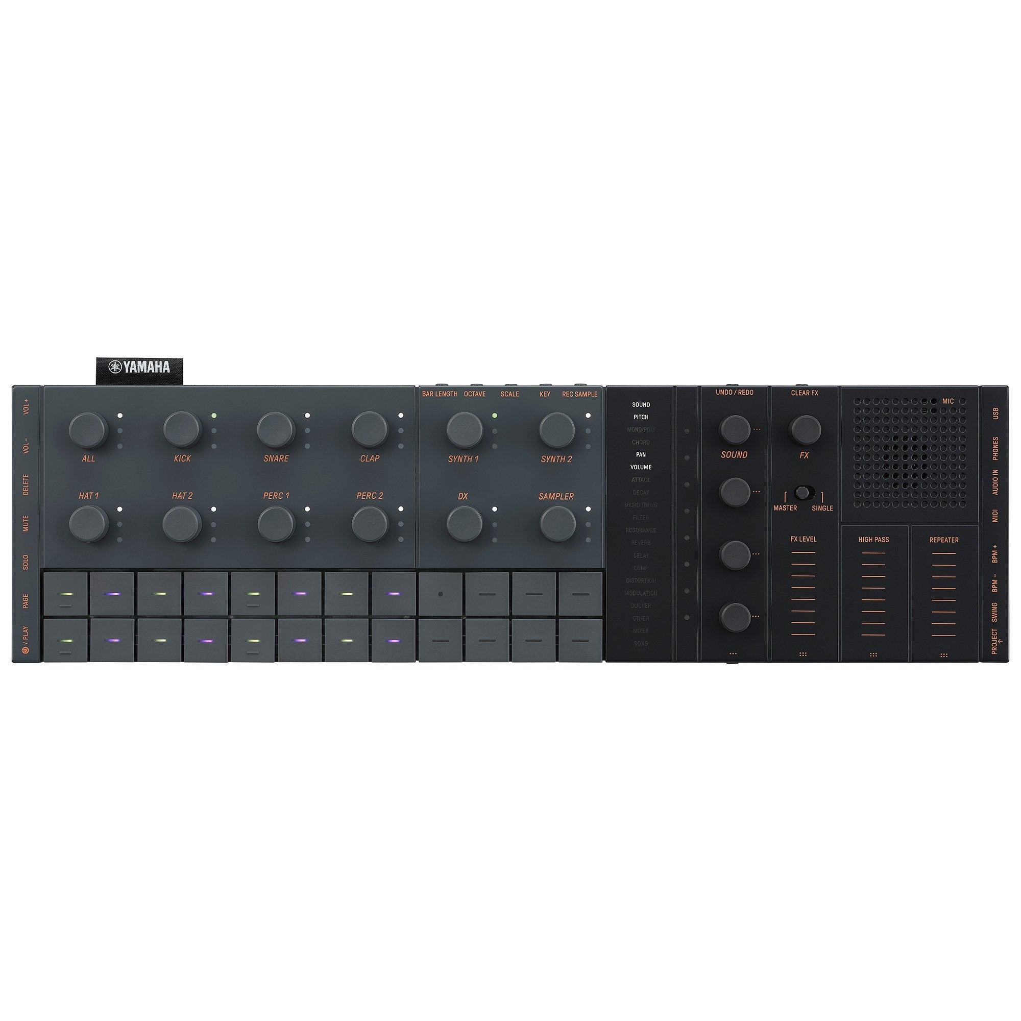 Yamaha Seqtrak Mobile Music Ideastation - Black | Zoso Music Sdn Bhd
