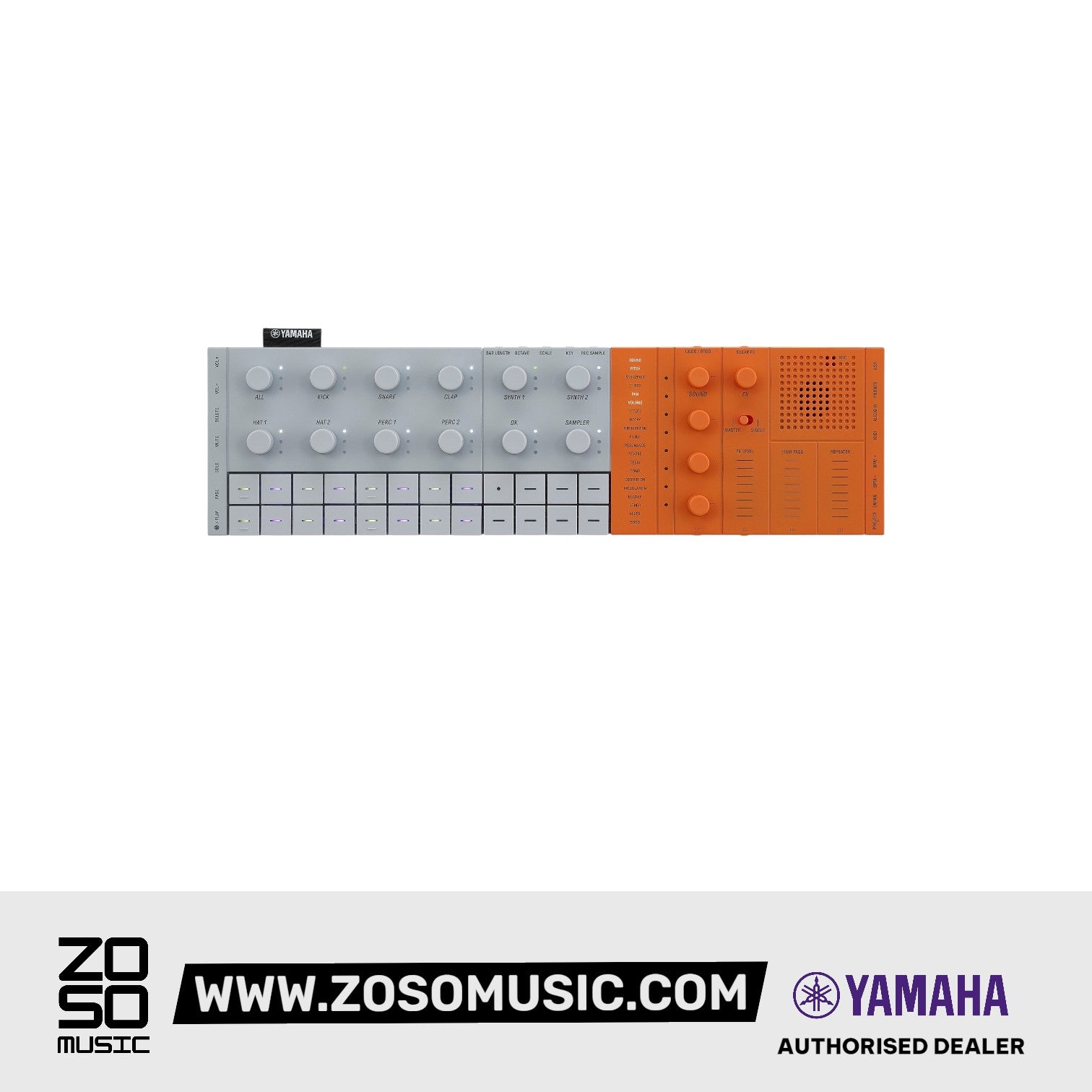 Yamaha Seqtrak Mobile Music Ideastation - Orange | Zoso Music Sdn Bhd