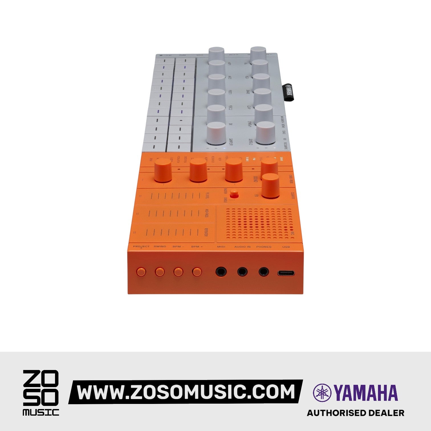 Yamaha Seqtrak Mobile Music Ideastation - Orange |  YAMAHA PRO AUDIO |  DRUM MACHINE |  Zoso Music