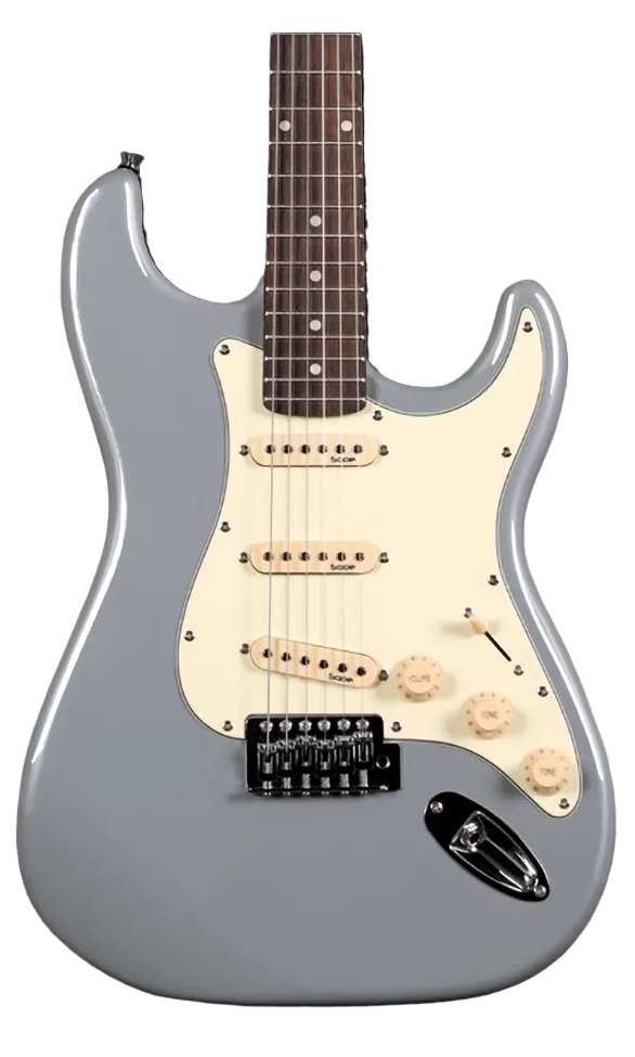 SQOE SEST230 Super Stratocaster Body HSS Electric Guitar Rosewood Fretboard