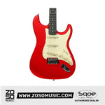 SQOE SEST202 Stratocaster Body SSS Electric Guitar , Rosewood Fretboard