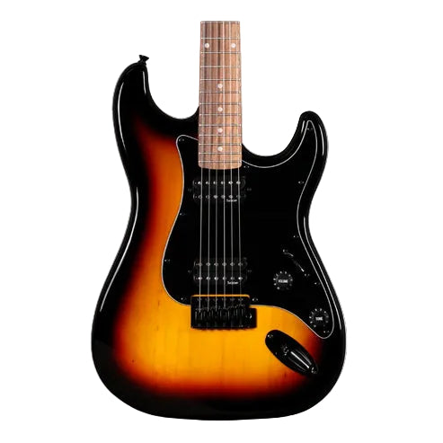 SQOE SEST210 Super Stratocaster Body HH Electric Guitar Rosewood Fretboard