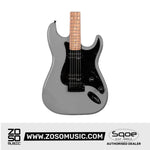 SQOE SEST210 Super Stratocaster Body HH Electric Guitar Rosewood Fretboard