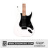 SQOE SEST210 Super Stratocaster Body HH Electric Guitar Rosewood Fretboard