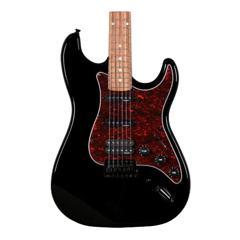 SQOE SEST230 Super Stratocaster Body HSS Electric Guitar Rosewood Fretboard