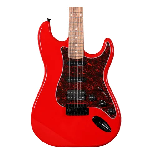 SQOE SEST230 Super Stratocaster Body HSS Electric Guitar Rosewood Fretboard